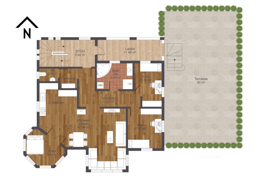 Grundriss Obergeschoss