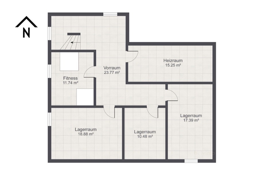 Grundriss Kellergeschoss