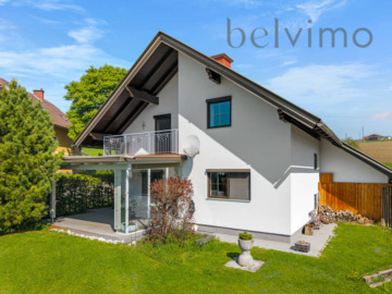 Bezau­berndes Einfa­mi­li­enhaus mit Karawan­ken­blick — Ruhelage in Timenitz, 9064 Pischeldorf, Einfamilienhaus