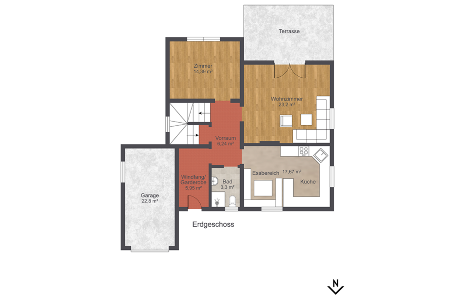 Grundriss Erdgeschoss