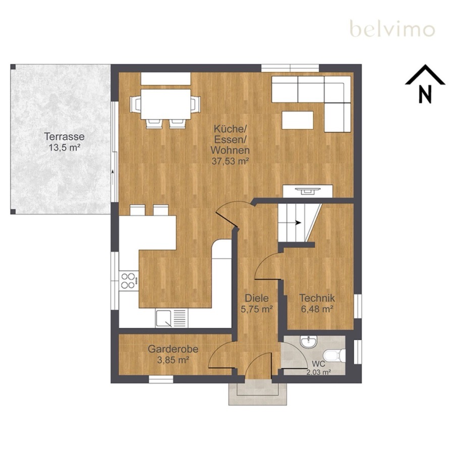 Grundriss Erdgeschoß